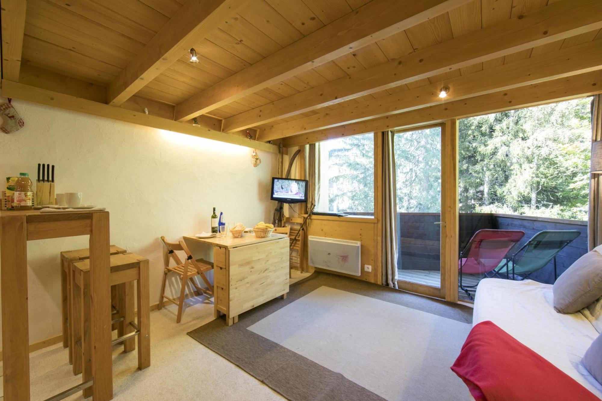 Residence Grand Roc - Ancolies 104 - Happy Rentals シャモニー 部屋 写真