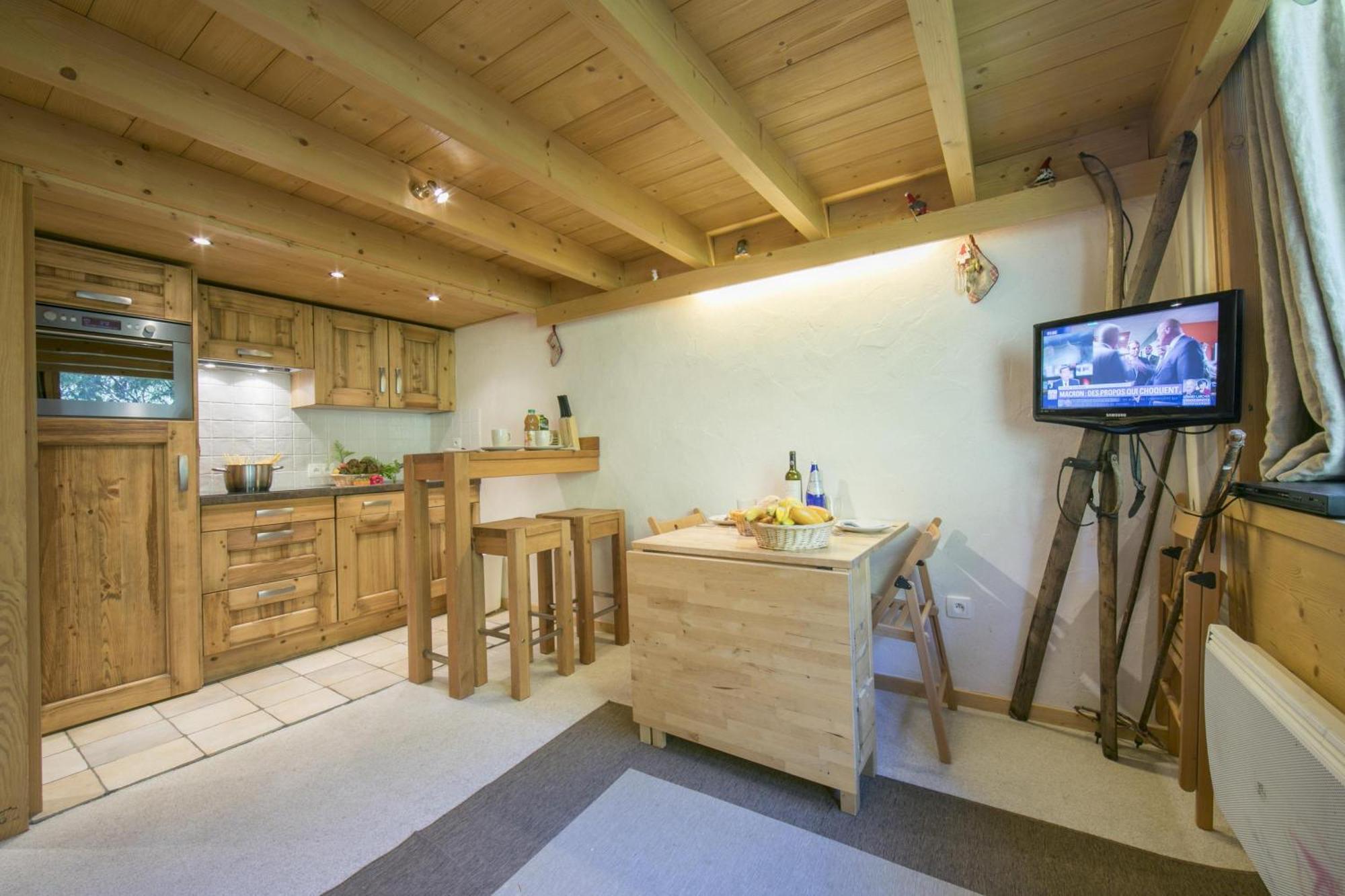 Residence Grand Roc - Ancolies 104 - Happy Rentals シャモニー 部屋 写真